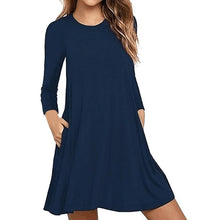 Load image into Gallery viewer, Long Sleeve Sweatshirt Travel Dress
