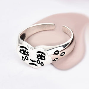 Creative Sad Expression Ring
