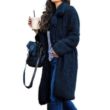 Load image into Gallery viewer, Long Fluffy Sherpa Coat Solid Teddy Bear Coats
