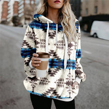 Load image into Gallery viewer, Ethnic Print Plush Sweater
