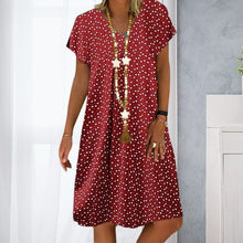 Load image into Gallery viewer, V-neck Printed Dress
