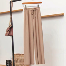 Load image into Gallery viewer, Ice Silk Wide Leg Women&#39;s Pants
