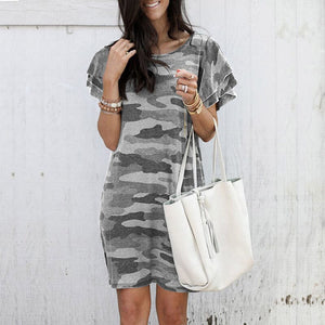 Camo Print Dress