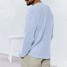 Load image into Gallery viewer, Men&#39;s V-neck Long-sleeve Sweater
