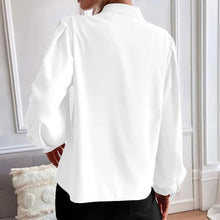 Load image into Gallery viewer, Button Up Stand Collar Long Sleeve Shirt
