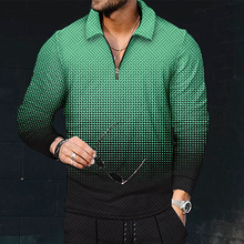 Load image into Gallery viewer, Printed Men&#39;s Long Sleeve Shirt
