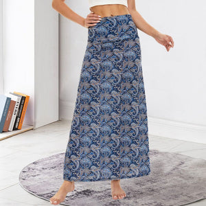 Bohemian High Waisted Maxi Skirt