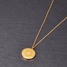 Load image into Gallery viewer, Golden Choker Pendant Necklace
