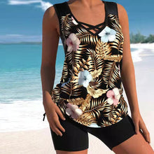 Load image into Gallery viewer, Plus Size Conservative Print Swimsuit
