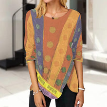 Load image into Gallery viewer, Ethnic Print Long Sleeve T-Shirt
