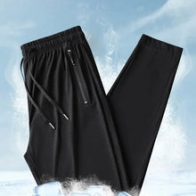 Load image into Gallery viewer, Men&#39;s quick-dry ice silk zippered pants
