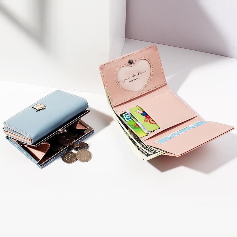 Three Folding Multi-Card Female Wallet