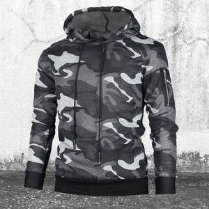 Camouflage Hooded Sweatshirt
