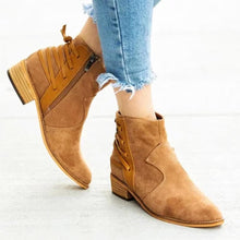 Load image into Gallery viewer, Women Fashion Side Zipper Boots
