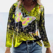 Load image into Gallery viewer, Butterfly Print T-shirt
