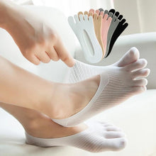 Load image into Gallery viewer, Women&#39;s Toe Socks Low Cut Five Finger Socks
