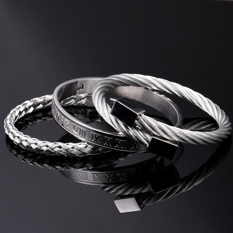 Woven Stainless Steel Bracelet