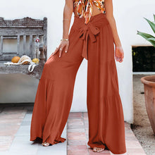 Load image into Gallery viewer, High-waisted Drapey Wide-legged Pants
