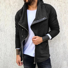 Load image into Gallery viewer, Solid Hooded Long Sleeve Jacket
