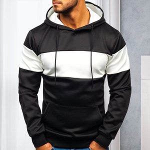 Men's Sports Hooded Sweatshirt With Drawstring