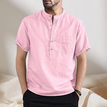 Load image into Gallery viewer, Men Cotton Button Shirt with Pocket
