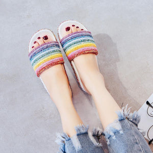 Rainbow Slipper