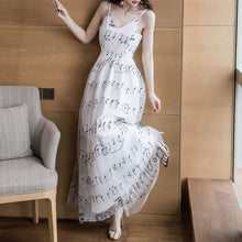 Load image into Gallery viewer, Elegant V-Neck Slip Dress
