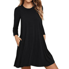 Load image into Gallery viewer, Long Sleeve Sweatshirt Travel Dress
