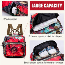 Load image into Gallery viewer, Leisure Style Flower Pattern Backpack
