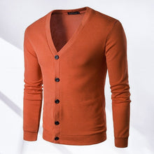 Load image into Gallery viewer, V-Neck Button-Up Cardigan Sweater
