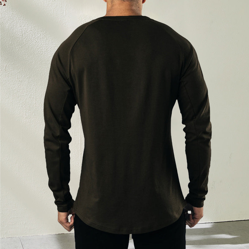 Three Button Basic T-Shirt