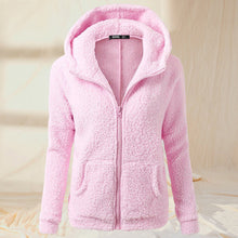 Load image into Gallery viewer, Plush Hoodie Coat
