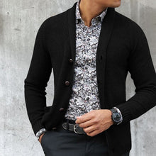 Load image into Gallery viewer, Men&#39;s Cardigan Single Breasted Knit Top
