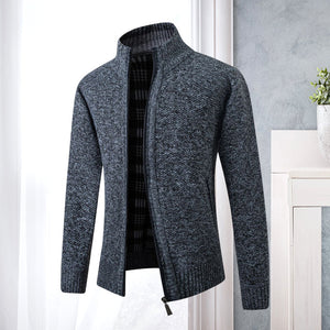 Cardigan Long Sleeve Knit Sports Sweater