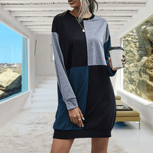 Load image into Gallery viewer, Contrast Sweater Dress
