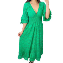 Load image into Gallery viewer, Loose High Waist Embroidered Dress
