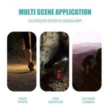 Load image into Gallery viewer, USB Rechargeable Headlamp
