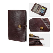 Load image into Gallery viewer, Men Vintage Card Holder Long Wallet
