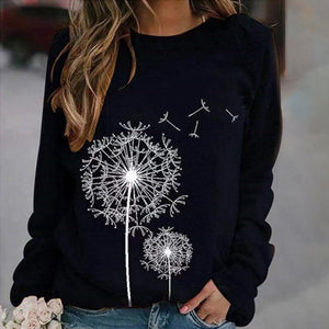 Dandelion Print Sweatshirt