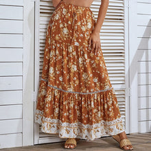 Load image into Gallery viewer, Women&#39;s Boho Swing Midi Skirts

