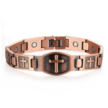 Load image into Gallery viewer, Magnetic Cross Bracelet
