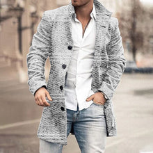Load image into Gallery viewer, Stand Collar Woolen Trench Coat
