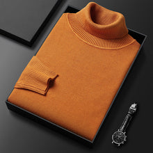 Load image into Gallery viewer, Men&#39;s Solid Color Turtleneck Sweater

