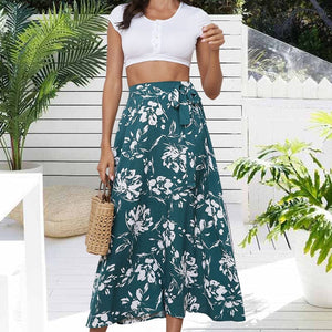 Floral Chiffon Skirt