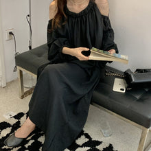 Load image into Gallery viewer, Off Shoulder Balloon Sleeve Dress

