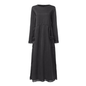 Lace Fleece Dress