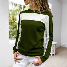 Load image into Gallery viewer, Paneled Long Sleeve Crew Neck T-Shirt
