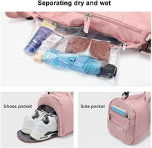 Load image into Gallery viewer, Gym &amp; Travel Duffel Bag with Dry Wet Pocket --Free Shipping
