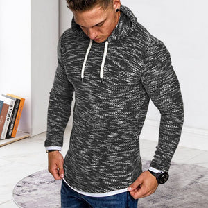 Men's Fall Long Sleeve Hooded T-Shirt