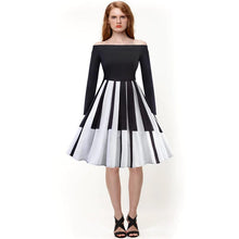 Load image into Gallery viewer, Off Shoulder Long Sleeve Dress
